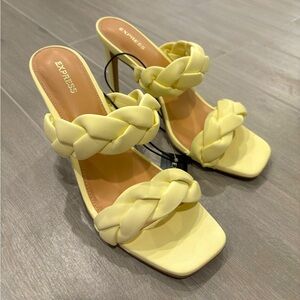 Express Braided Heels